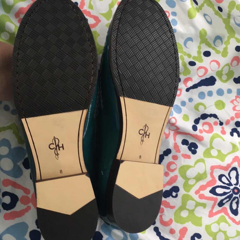 Cole Haan Green Penny Loafers Flats - Picture 3 of 3